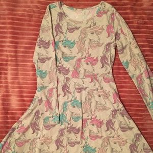 Unicorn Skater Dress size 10/12
